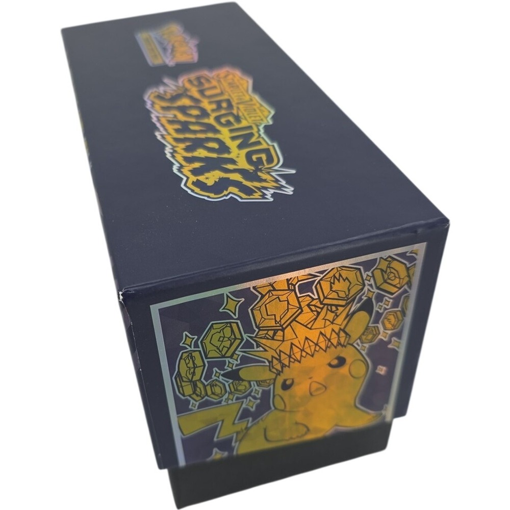 Pokemon TCG Scarlet & Violet Surging Sparks ETB Elite Trainer Box EMPTY - Picture 2 of 8